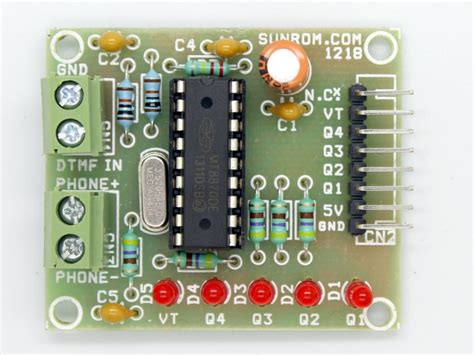 DTMF Decoder - MT8870 [1218] : Sunrom Electronics/Technologies