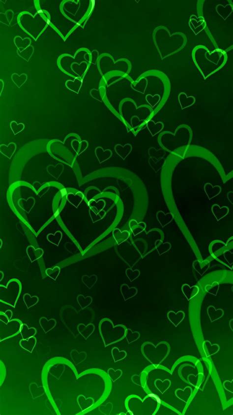 Green Hearts Iphone Wallpaper Themes Flower Phone Wallpaper Iphone