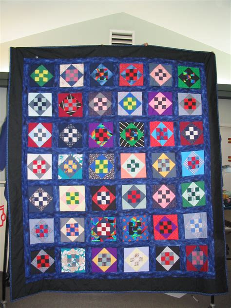 12 Nine Patch Quilt From Patti Ulmer Prince Rupert Library