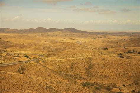 Desert Landscape Near Matmata In The South Of Tunisia North Africa