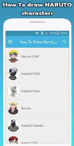Descarga De Apk De How To Draw Naruto Characters Para Android