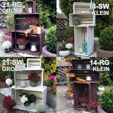 Related to weinkisten deko garten frisch 3x weinkiste holzkiste deko garten regal in worms for. 3er Set Holzkiste Shabby Weinkiste Holzbox Kiste Deko ...