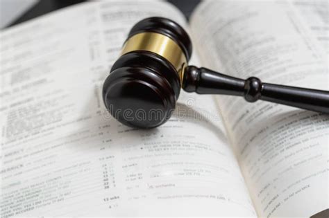 Judge S Gavel And Law Book Symbols Of Justice And Legality Stock Photo