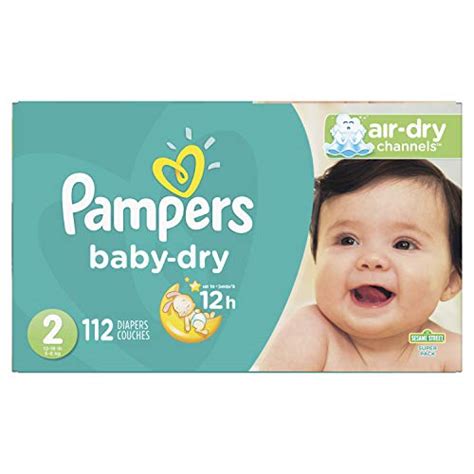 Pampers Baby Dry Diapers Super Pack Size 1 120ct Brickseek