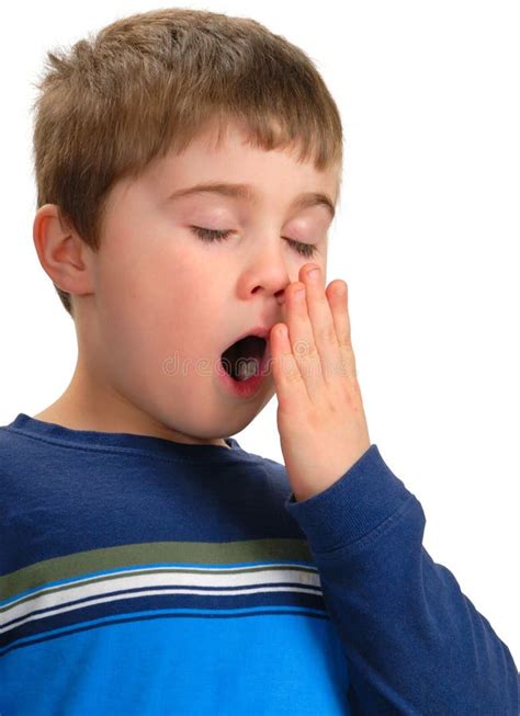 Boy Yawning Stock Image Image Of Shoulders Head Young 2742783