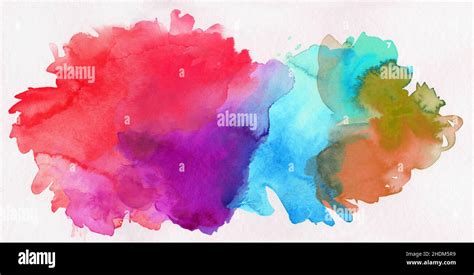 Watercolor Painting Painting Blob Drawing Blobs Paint Splat Stock