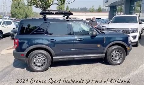 Best Look Yet At Alto Blue Bronco Sport 2021 Ford Bronco Sport