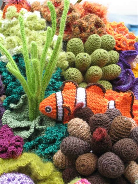 Crochet Coral Reef Crochet Fish Crochet Coral Reef Crochet Art