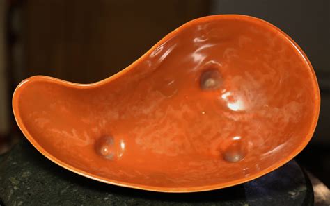 Large Unsigned Comma Shaped Dish Collectors Weekly