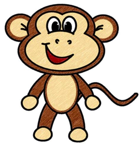 How To Draw Cartoons Monkey Cartoon Monkey Cartoon Drawings Monkey