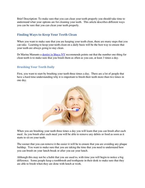 Finding Ways To Keep Your Teeth Clean By Darrel Jefferson