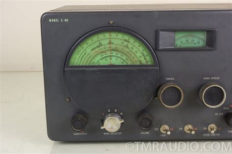 Hallicrafters Model S 40 Communications Receiver 1950 As Is Vintage