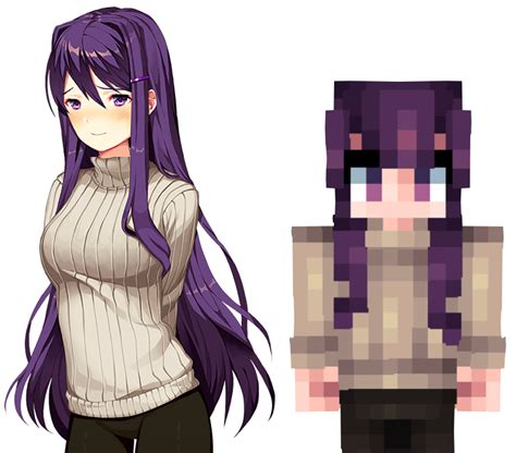 Yuri All Outfits Minecraft Skin