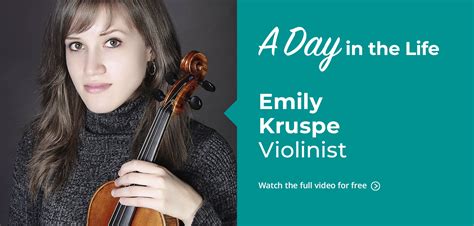 A Day In The Life Violinist Emily Kruspe