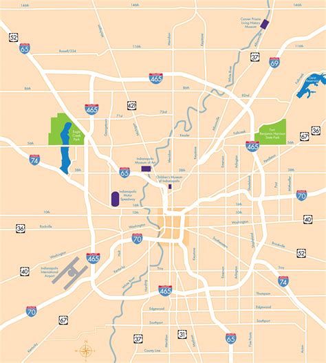 Large Indianapolis Maps For Free Download And Print High Resolution