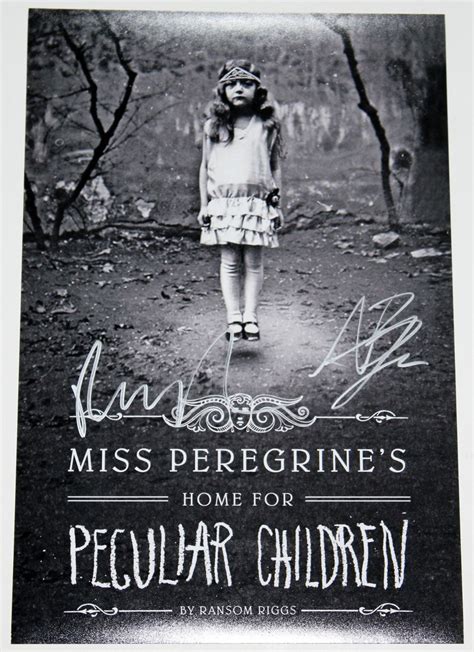 Already, unusual ripples are coursing through the film, especially in regard to the father's disdain for his son; miss peregrines home for peculiar children film poster ...