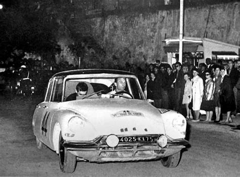 1961 Tour De Corse Rene Trautmannjean Claude Ogier Winners Citroen Id19 Voiture De Rallye