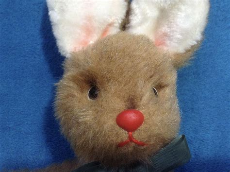 Vintage Stuffed Plush Bunny Rabbit Original Tag Baki Pluschtiere From
