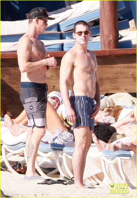 Matt Bomer Shirtless Sexy Cabo Vacation With Simon Halls Photo