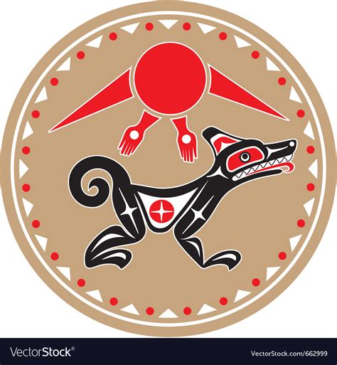 Native American Coyote Symbol