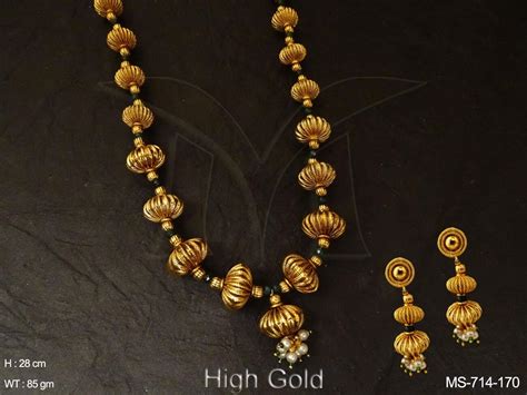 Multi Textured Ball Style Traditional Mala Designer Jewellery