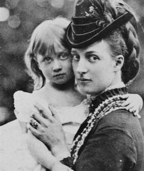 Princess Alexandra Princess Of Wales With Her Eldest Daughter