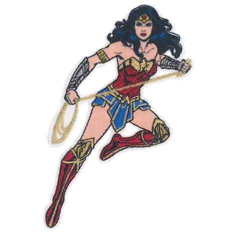 wonder woman golden lasso embroidered iron on patch at sticker shoppe