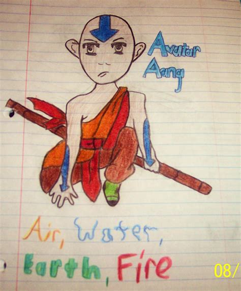 Avatar Aang Attack Pose By Bambi428 On Deviantart