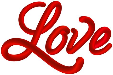 Love Word Png png image