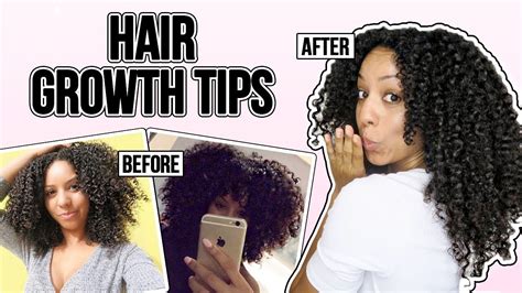How To Grow Natural Curly Hair Fast My 10 Real Tips To Boost Hair Growth Youtube