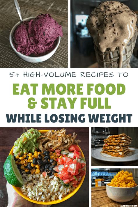 Seeing a big plate of food is mentally more satisfying and rewarding. 5 Easy High Volume Recipes for Fat Loss and Healthy Eating Without Feeling Hungry - Mason Woodruff