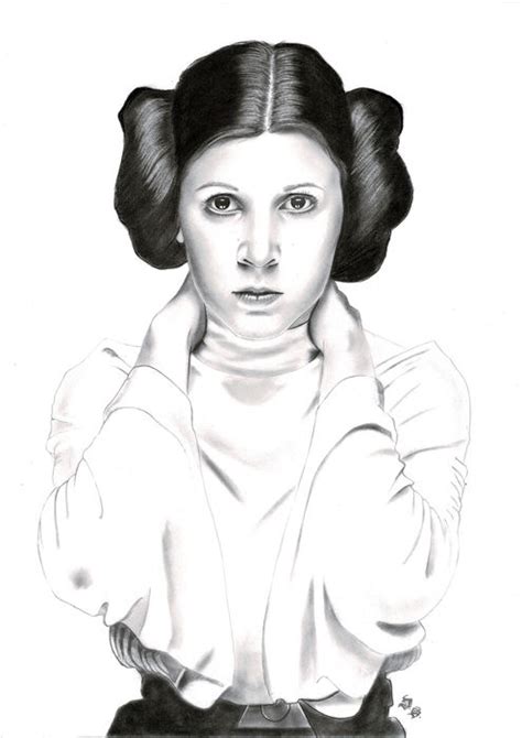 Princess Leia Star Wars Original Drawing Diego Septiembre Catawiki