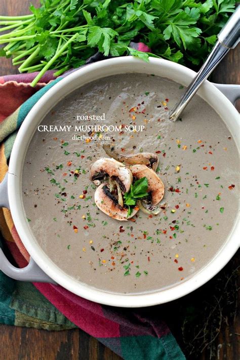 Taste preferences make yummly better. Roasted Creamy Mushroom Soup Recipe | Easy Mushroom Recipe