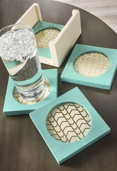 Painted Diy Coasters Goodwill Revamp