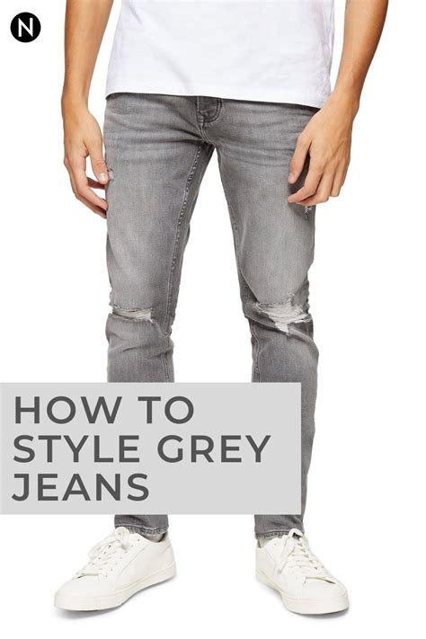 How To Style Grey Jeans For Men Next Level Gents Denim Outfit Men