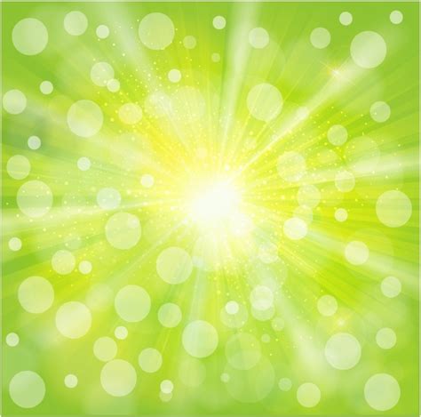 Green Light Abstract Background Free Vector In Adobe Illustrator Ai