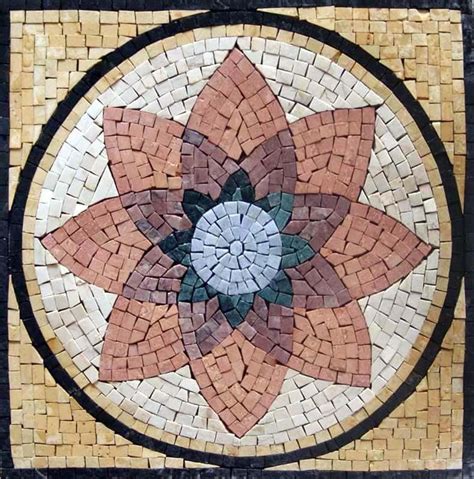 Wall Art Mosaic - Water Lily | Geometric | Mozaico