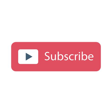 Youtube Subscribe Button Transparent Designbust
