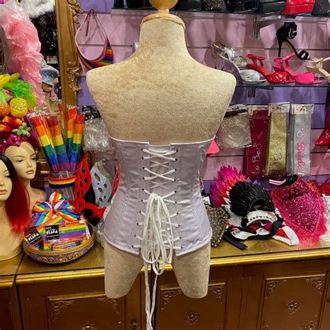 silver sasha spike corset