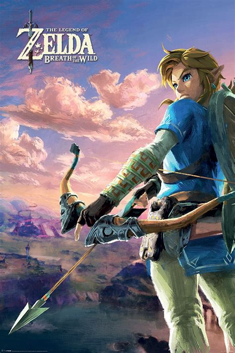 Zelda Breath Of The Wild Hyrule Landscape Maxi Poster Buy Online At