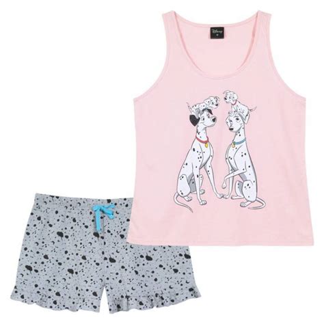 Disney Pijama Mujer 101 Dalmatas Rosado Disney