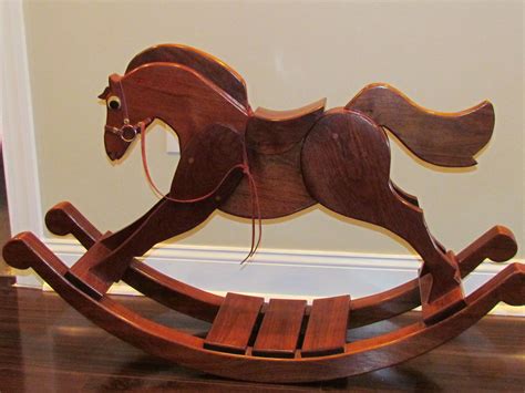Hand Made Rocking Horse By Dixie Woodworking