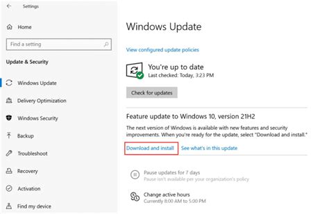 So Installieren Sie Das Windows 10 Update Vom November 2021 21h2