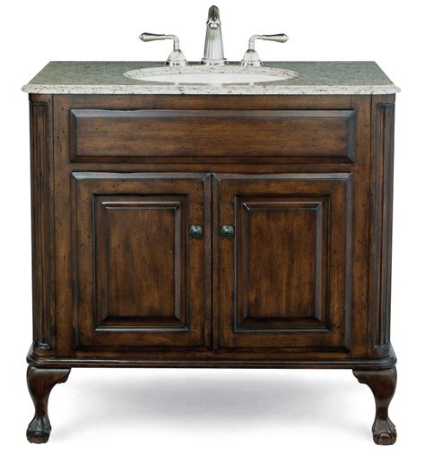 Tuscany® 37w x 22d granite vanity top with oval. 37 Inch Single Sink Bathroom Vanity with Counter Top ...