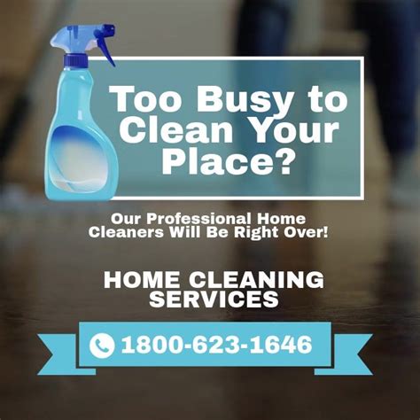 Cleaning Services Social Media Template Cleaning Service Cleaning