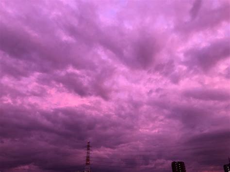 Typhoon Hagibis Brings Vivid Purple Sky To Parts Of Japan