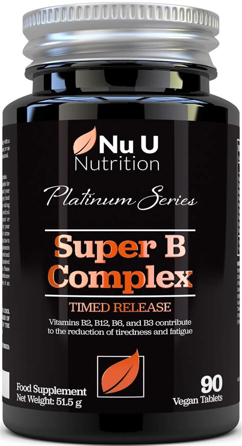 B vitamins are important for cell metabolism. Vitamin B Complex with Vitamin C - 8 b Vitamins B1 B2 B3 ...