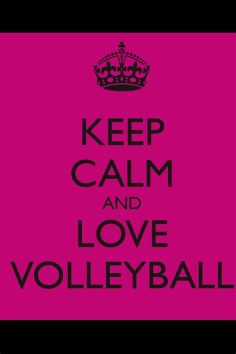 💗 Vollyball Volleyball Book Worth Reading Keep Calm And Love