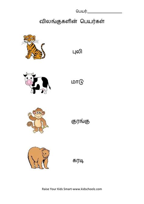 Clear sound is provided for all tamil animals , birds and body parts names to make learning easy. 17 best tamil worksheets images on Pinterest | Activities ...