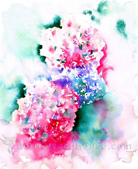 Painting Hydrangeas In Watercolor And A Story About Why We Paint